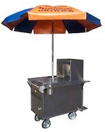 Umbrella Vender Cart